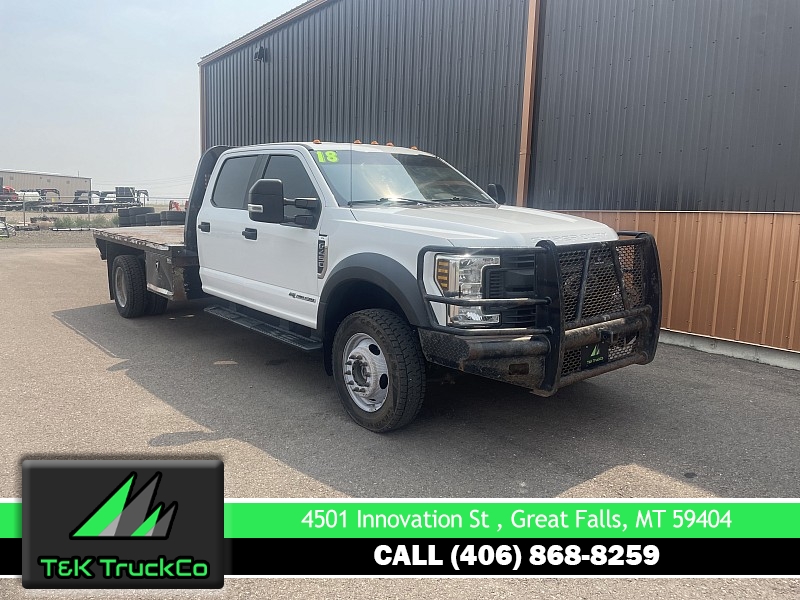 Used 2018  Ford Super Duty F-450 CC 4WD Crew Cab 179" DRW XL at T&K TruckCo near Great Falls, MT