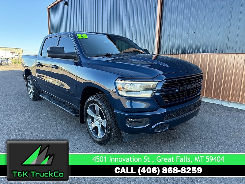 Used 2020  Ram 1500 4WD Crew Cab Sport at T&K TruckCo near Great Falls&comma; MT