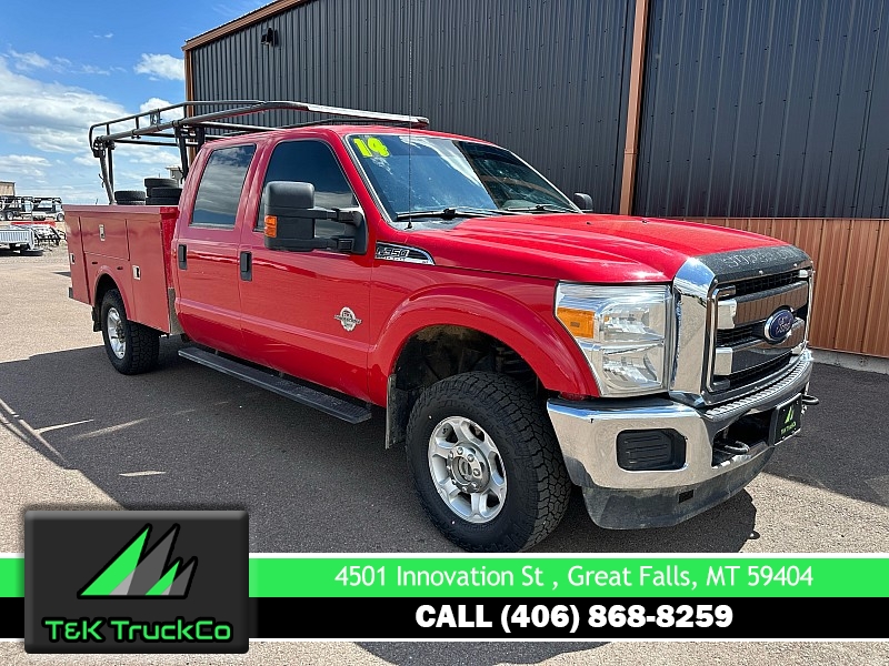 Used 2014 Ford Super Duty F-350 4WD Crew Cab XLT SRW Longbed at T&K TruckCo near Great Falls, MT