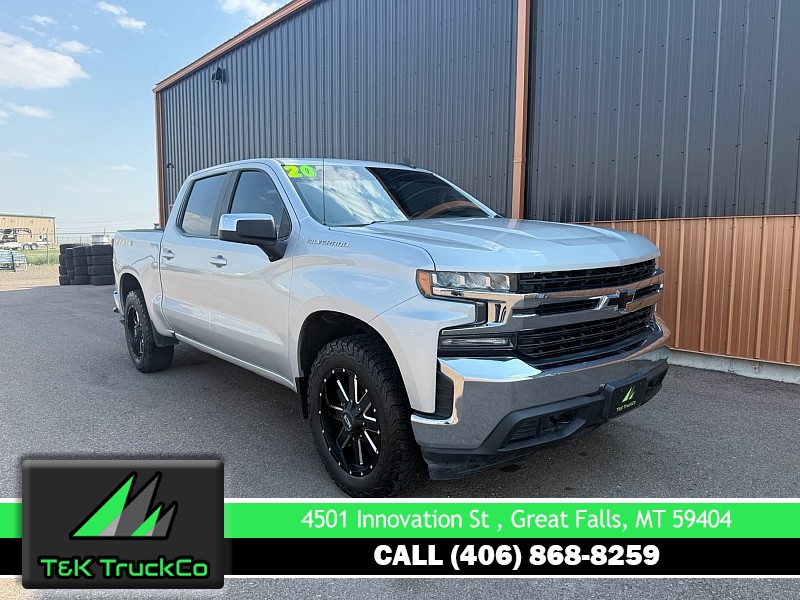 Used 2020  Chevrolet Silverado 1500 4WD Crew Cab LT at T&K TruckCo near Great Falls&comma; MT