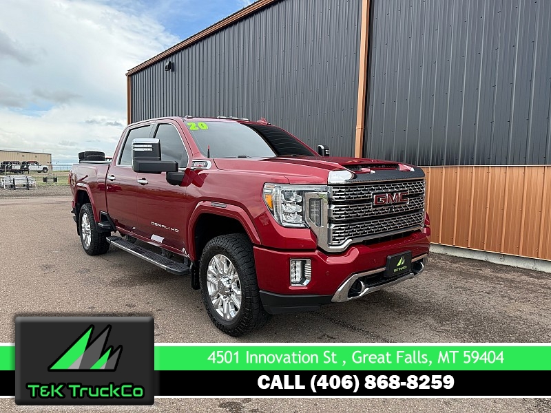 Used 2020  GMC Sierra 2500 4WD Crew Cab Denali Dsl at T&K TruckCo near Great Falls&comma; MT