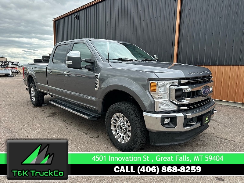 Used 2022 Ford Super Duty F-350 4WD XLT Crew Cab SRW 8' Box at T&K TruckCo near Great Falls, MT