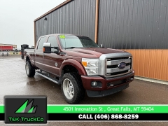 Used 2016  Ford Super Duty F-350 4WD Crew Cab Platinum SRW at T&K TruckCo near Great Falls&comma; MT