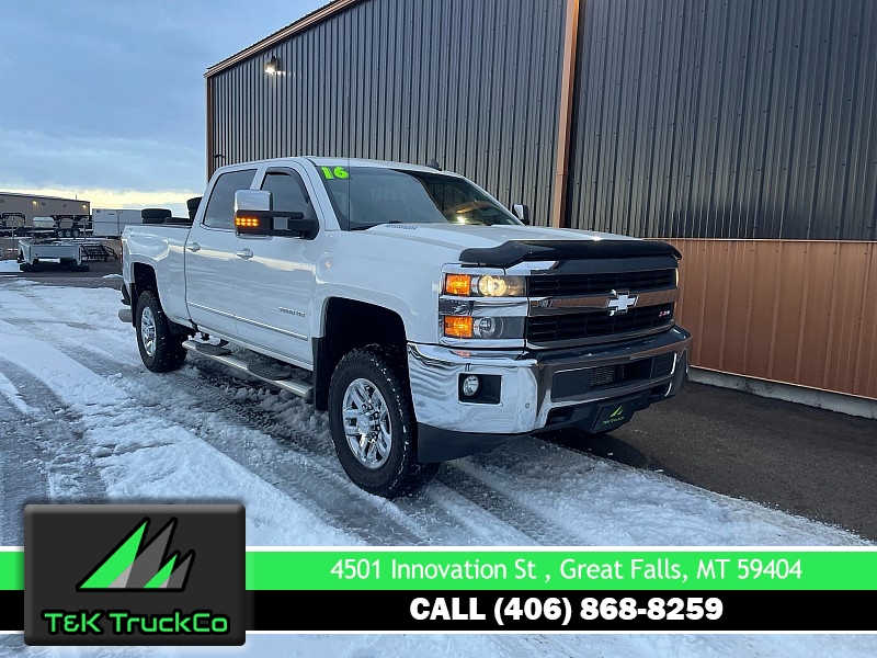 Used 2016  Chevrolet Silverado 2500 4WD Crew Cab LTZ at T&K TruckCo near Great Falls, MT