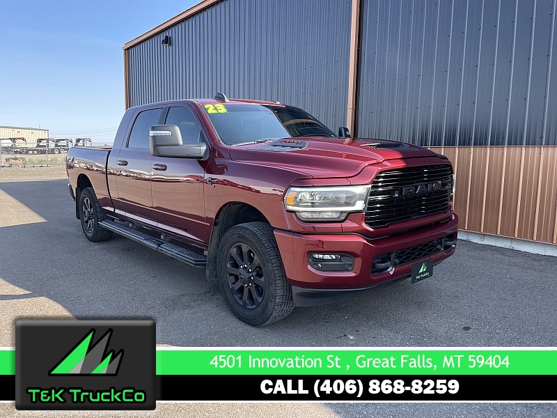 Used 2023  Ram 3500 4WD Laramie Mega Cab 6'4" Box at T&K TruckCo near Great Falls, MT