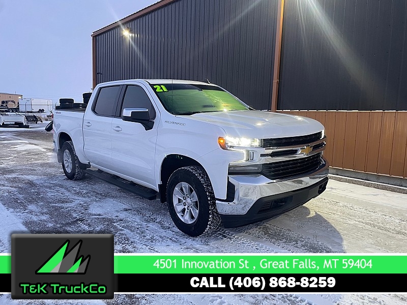 Used 2021  Chevrolet Silverado 1500 4WD Crew Cab 147" LT at T&K TruckCo near Great Falls, MT