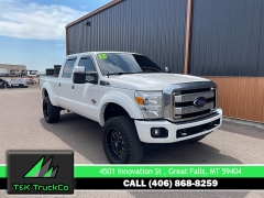 Used 2015 Ford Super Duty F-350 4WD Crew Cab Platinum SRW at T&K TruckCo near Great Falls, MT