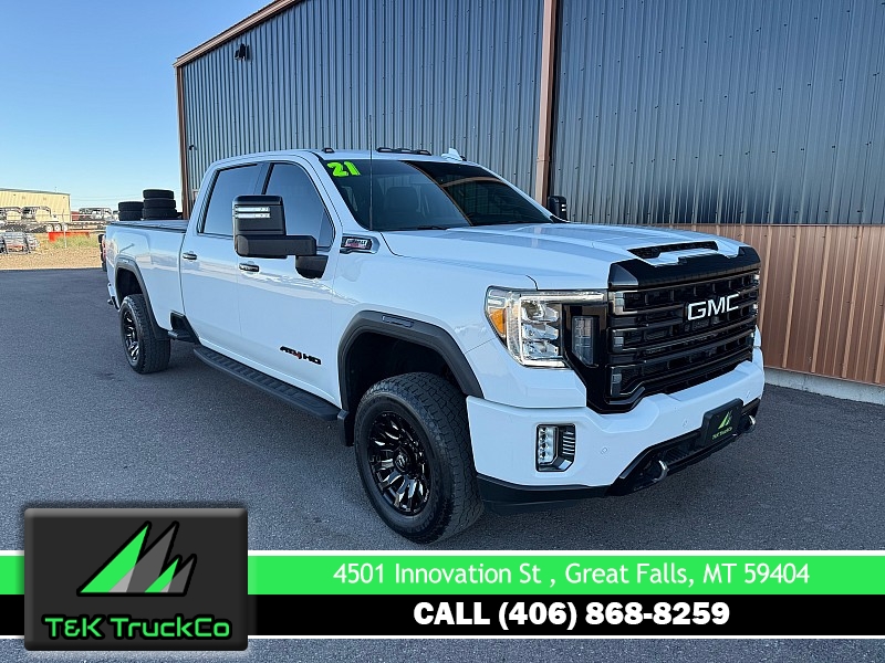 Used 2021  GMC Sierra 2500HD 4WD Crew Cab 172" AT4 Dsl at T&K TruckCo near Great Falls, MT