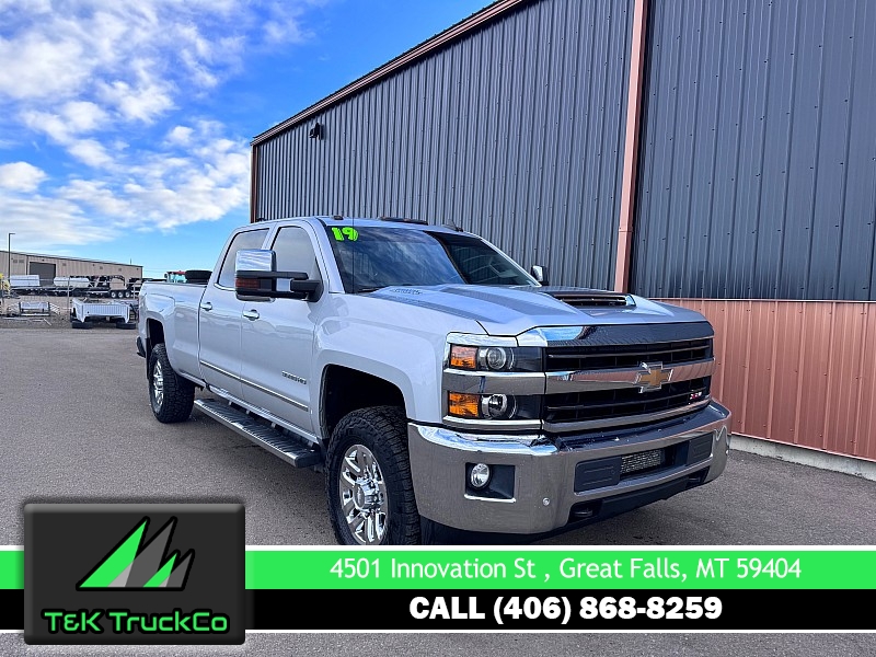 Used 2019  Chevrolet Silverado 3500 4WD Crew Cab LTZ SRW Longbed at T&K TruckCo near Great Falls, MT