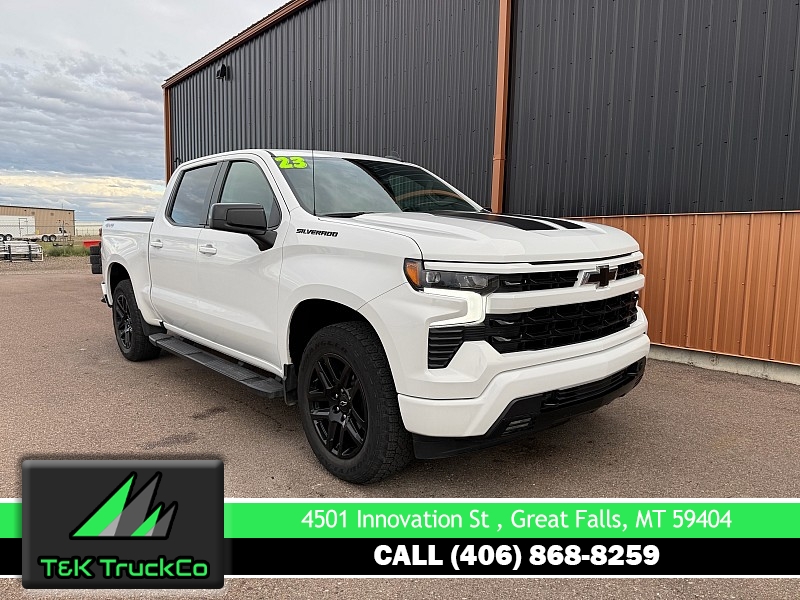 Used 2023  Chevrolet Silverado 1500 4WD Crew Cab 147" RST at T&K TruckCo near Great Falls&comma; MT