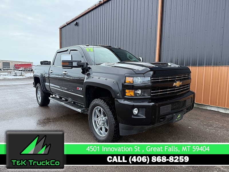 Used 2017  Chevrolet Silverado 3500 4WD Crew Cab LTZ SRW at T&K TruckCo near Great Falls&comma; MT