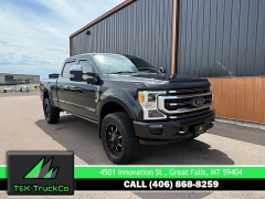 2021 Ford Super Duty F-350 4WD Platinum Crew Cab SRW 6.75' Box at T&K TruckCo near Great Falls, MT