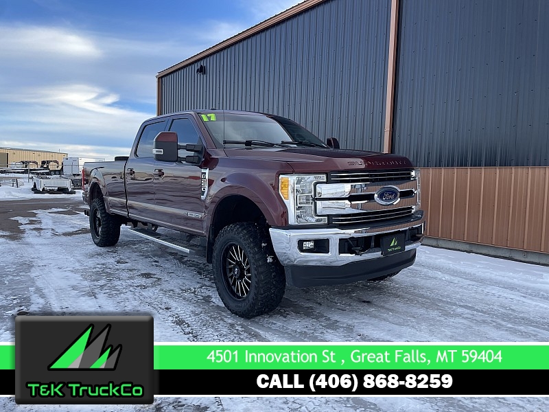 Used 2017  Ford Super Duty F-250 4WD Crew Cab Lariat Longbed at T&K TruckCo near Great Falls, MT