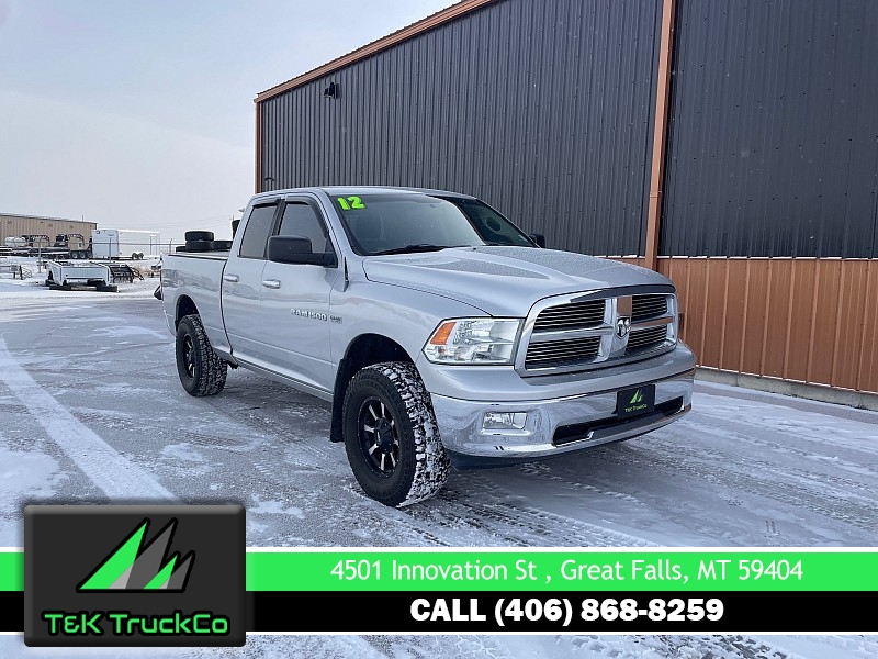 Used 2012  Ram 1500 4WD Quad Cab Big Horn at T&K TruckCo near Great Falls, MT