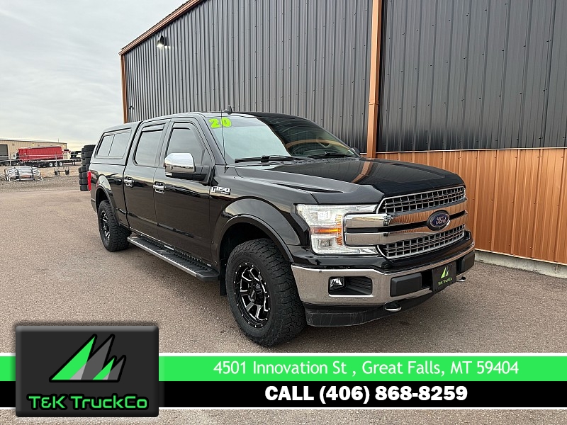 Used 2020  Ford F-150 4WD SuperCrew Lariat 6 1&sol;2 at T&K TruckCo near Great Falls&comma; MT