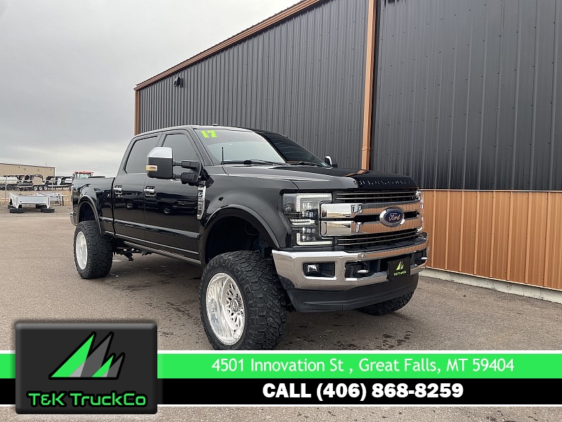 Used 2017  Ford Super Duty F-250 4WD Crew Cab King Ranch at T&K TruckCo near Great Falls, MT