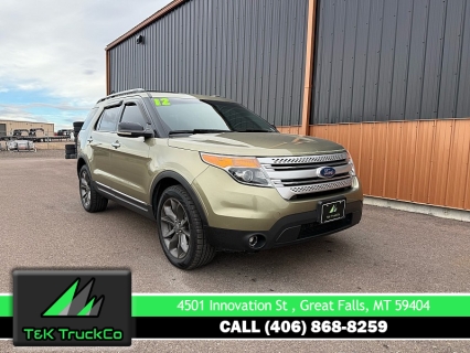 Used 2012 Ford Explorer 4d SUV 4WD XLT at T&K TruckCo near Great Falls, MT