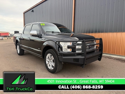 Used 2015 Ford F-150 4WD Supercrew Platinum 5 1/2 at T&K TruckCo near Great Falls, MT