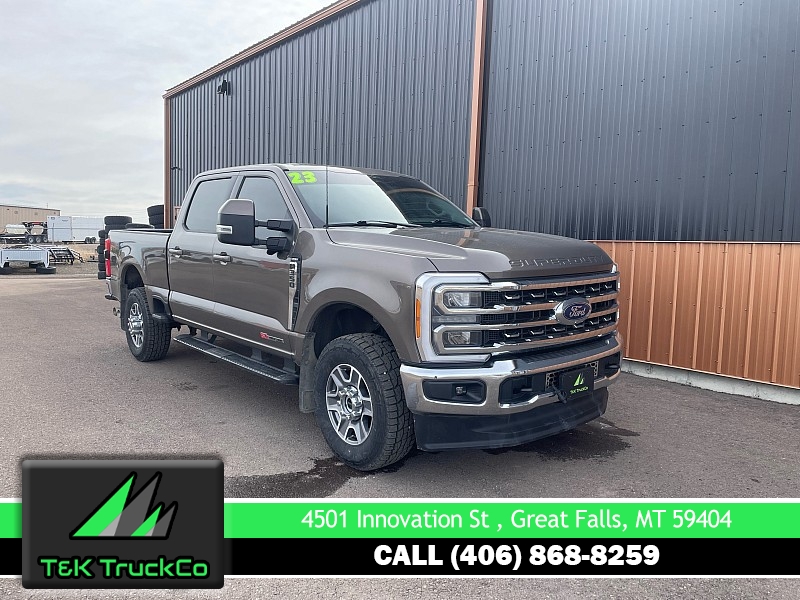 Used 2023  Ford Super Duty F-350 4WD LARIAT Crew Cab SRW 6.75' Box at T&K TruckCo near Great Falls, MT