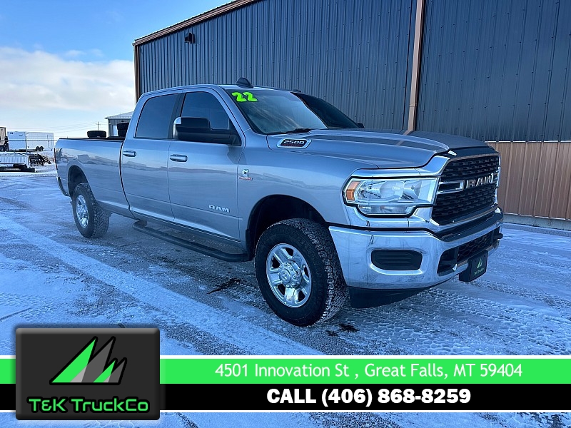 Used 2022  Ram 2500 4WD Big Horn Crew Cab 8' Box at T&K TruckCo near Great Falls, MT