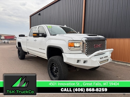 Used 2017 GMC Sierra 3500 4WD Crew Cab Denali SRW Longbed at T&K TruckCo near Great Falls, MT