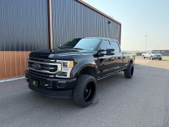 Used 2022 Ford Super Duty F-350 4WD Platinum Crew Cab SRW 8' Box at T&K TruckCo near Great Falls, MT