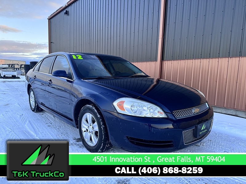 Used 2012  Chevrolet Impala (Fleet) 4d Sedan LS at T&K TruckCo near Great Falls, MT