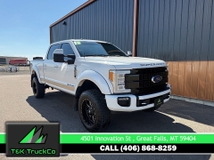  2018 Ford Super Duty F-350 4WD Crew Cab Platinum SRW at T&K TruckCo near Great Falls, MT