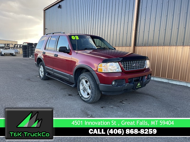 Used 2003  Ford Explorer 4d SUV 4WD XLT 4.0L at T&K TruckCo near Great Falls, MT