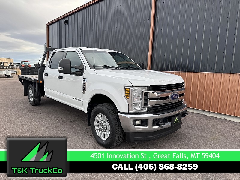 Used 2018  Ford Super Duty F-350 4WD Crew Cab XLT SRW Longbed at T&K TruckCo near Great Falls, MT