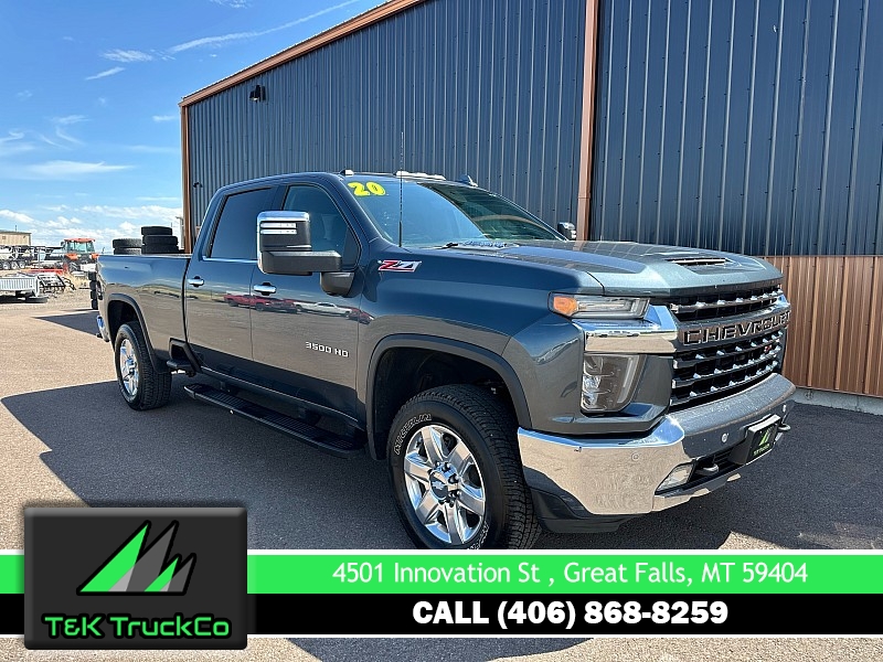 Used 2020 Chevrolet Silverado 3500 4WD Crew Cab LTZ SRW Dsl at T&K TruckCo near Great Falls, MT