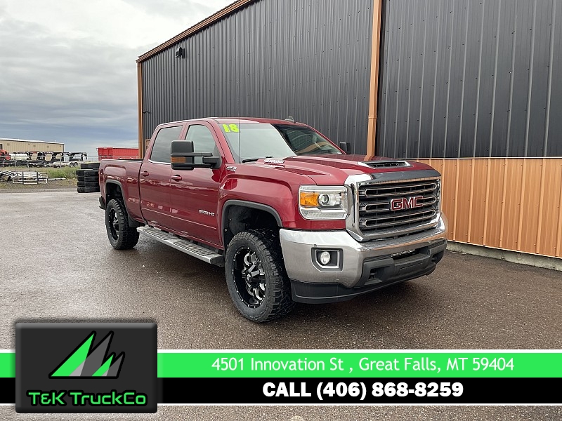 Used 2018  GMC Sierra 3500 4WD Crew Cab SLE SRW at T&K TruckCo near Great Falls, MT