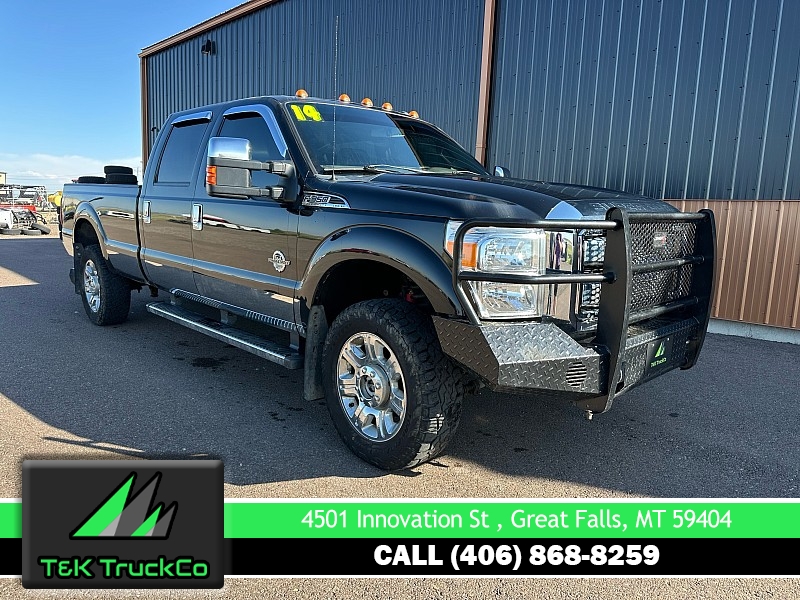 Used 2014  Ford Super Duty F-350 4WD Crew Cab Lariat SRW Longbed at T&K TruckCo near Great Falls, MT