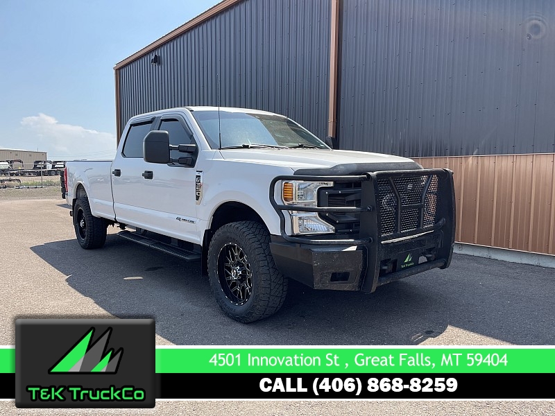 Used 2021  Ford Super Duty F-350 4WD XL Crew Cab SRW 8' Box at T&K TruckCo near Great Falls, MT