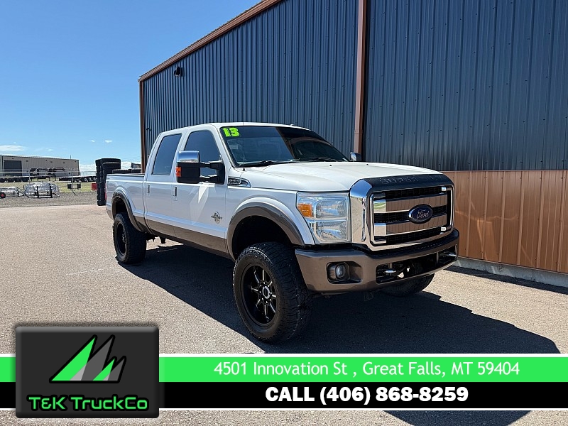 Used 2013  Ford Super Duty F-350 4WD Crew Cab Lariat SRW at T&K TruckCo near Great Falls&comma; MT