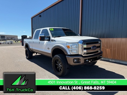 Used 2013 Ford Super Duty F-350 4WD Crew Cab Lariat SRW at T&K TruckCo near Great Falls, MT