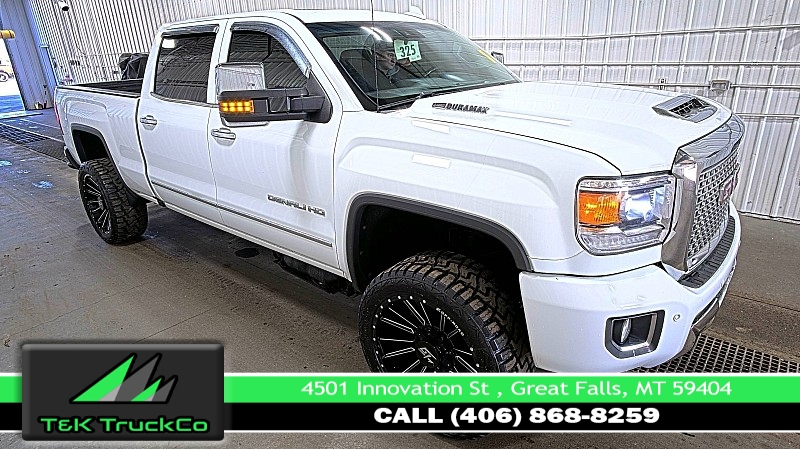 Used 2017  GMC Sierra 3500 4WD Crew Cab Denali SRW at T&K TruckCo near Great Falls&comma; MT