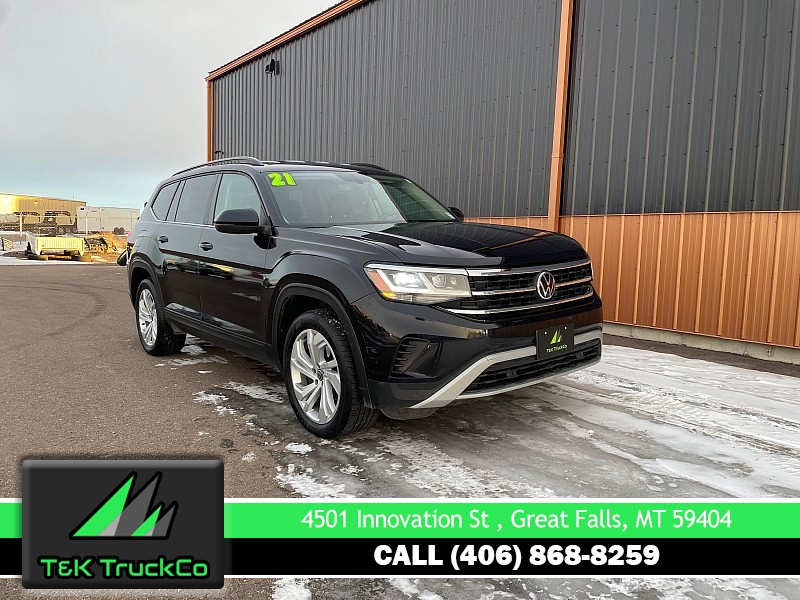 Used 2021  Volkswagen Atlas 3.6L V6 SE w/Technology 4MOTION at T&K TruckCo near Great Falls, MT