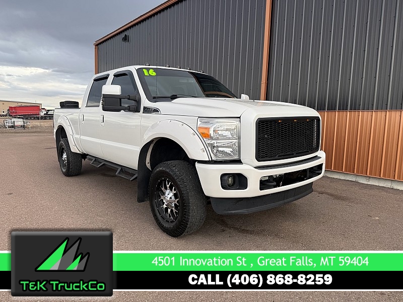Used 2016  Ford Super Duty F-350 4WD Crew Cab Lariat SRW at T&K TruckCo near Great Falls&comma; MT
