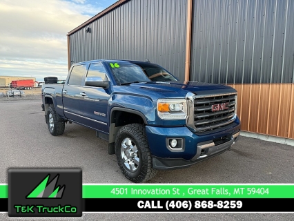 Used 2016 GMC Sierra 2500 4WD Crew Cab SLT at T&K TruckCo near Great Falls, MT