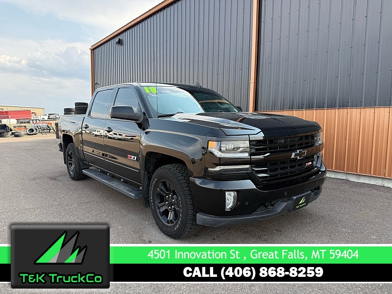 Used 2018 Chevrolet Silverado 1500 4WD Crew Cab LTZ at T&K TruckCo near Great Falls, MT