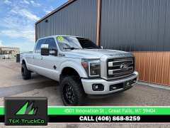 2015 Ford Super Duty F-350 4WD Crew Cab Platinum SRW Longbed at T&K TruckCo near Great Falls, MT