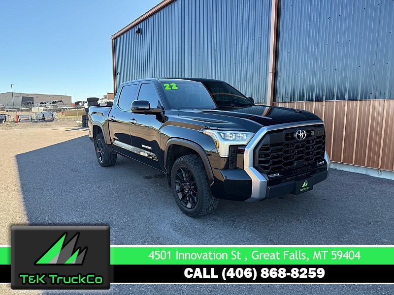 Used 2022 Toyota Tundra 4WD Limited CrewMax 5.5ft Bed at T&K TruckCo near Great Falls, MT