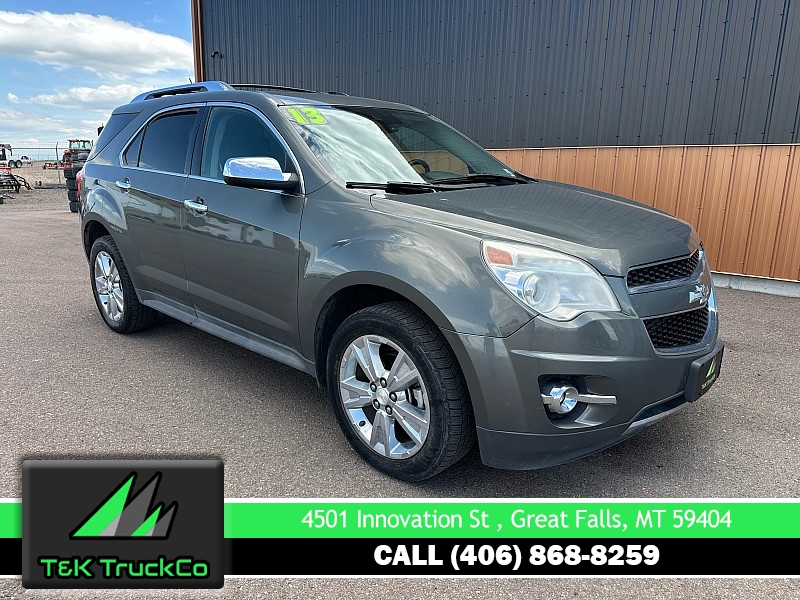 Used 2013  Chevrolet Equinox 4d SUV AWD LTZ at T&K TruckCo near Great Falls, MT