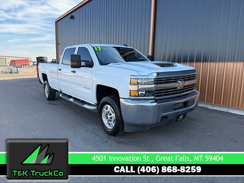 Used 2017  Chevrolet Silverado 2500 4WD Crew Cab Work Truck Longbed at T&K TruckCo near Great Falls&comma; MT