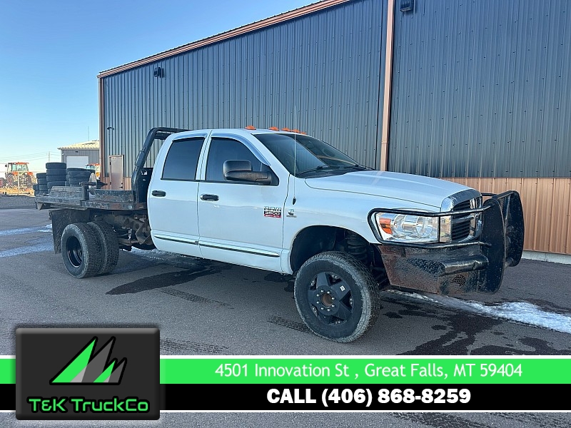 Used 2007  Dodge Ram 3500 4WD Quad Cab SLT DRW Diesel at T&K TruckCo near Great Falls, MT