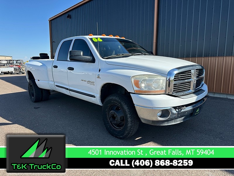 Used 2006  Dodge Ram 3500 4WD Quad Cab SLT DRW Diesel at T&K TruckCo near Great Falls, MT
