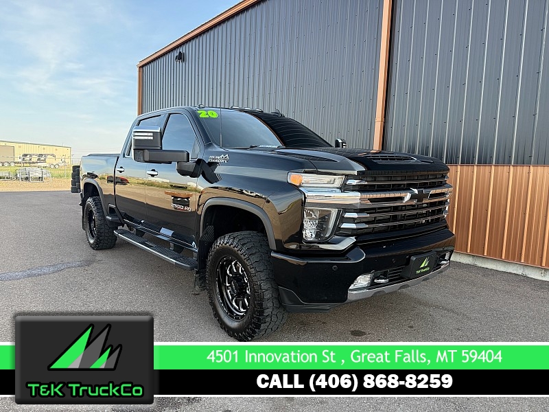 Used 2020  Chevrolet Silverado 2500 4WD Crew Cab High Country Dsl at T&K TruckCo near Great Falls&comma; MT