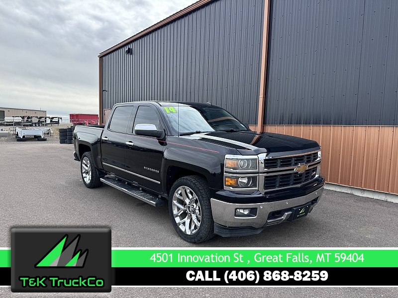 Used 2014  Chevrolet Silverado 1500 4WD Crew Cab LTZ at T&K TruckCo near Great Falls, MT