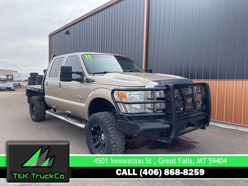 Used 2011  Ford Super Duty F-250 4WD Crew Cab Lariat at T&K TruckCo near Great Falls, MT